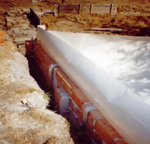 Kotvení k ochranné přizdívce